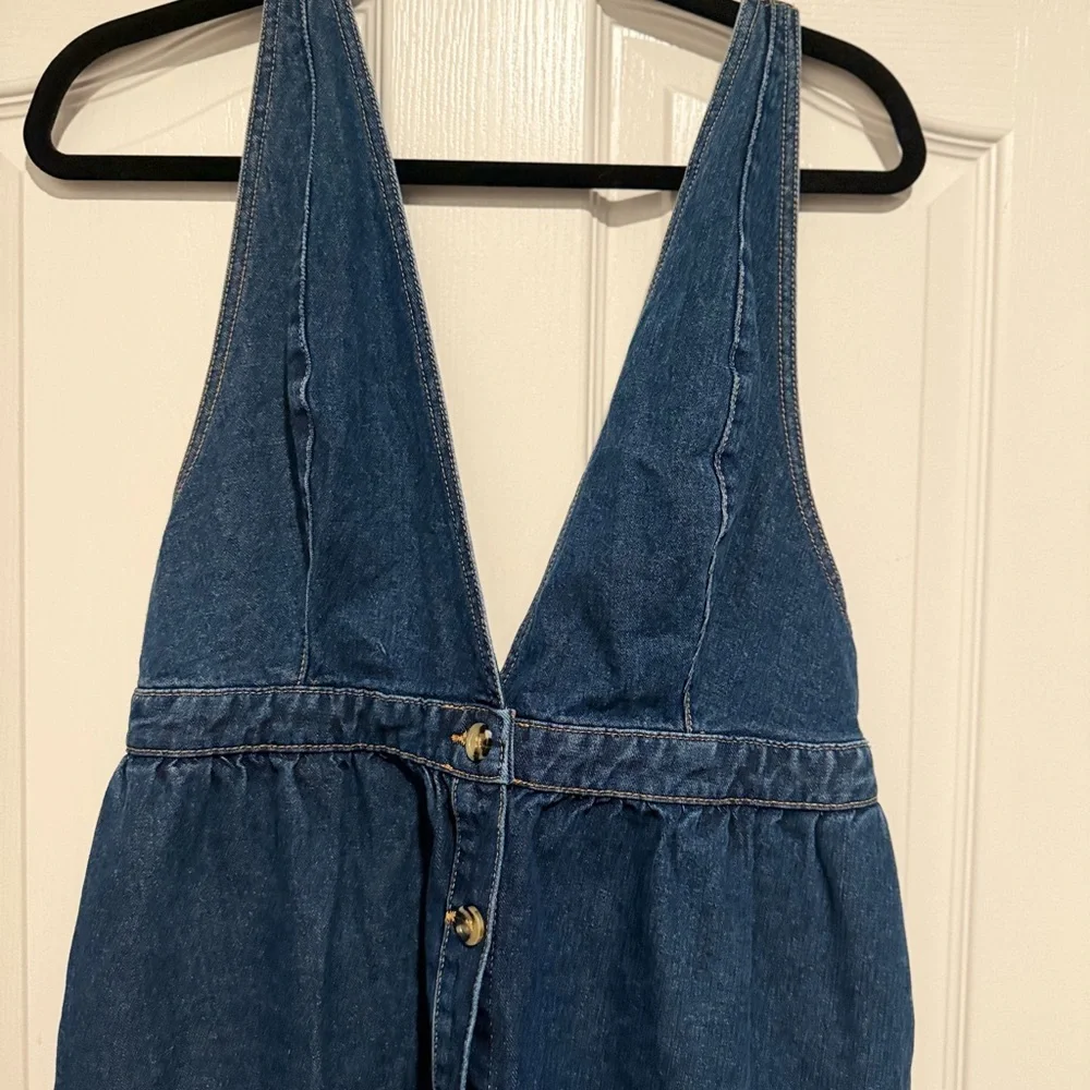Urban Outfitters Blue Backless Dress - Picture 2 of 5